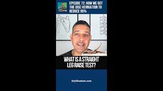 What Is a Straight Leg Test?