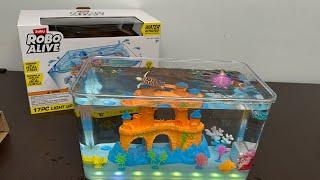 Zuru Robo Alive Aquarium Set Toys Unboxing & Review