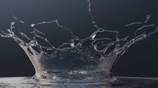 water drop slow motion stock video clip no copyright