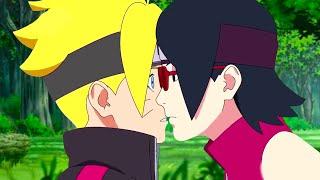 Sarada finally confesses her feelings to Boruto! Boruto and Sarada's first kiss