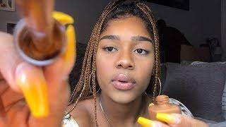 ASMR- FAST AND AGGRESSIVE MAKEUP APPLICATION (Personal Attention)