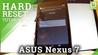 How to Hard Reset ASUS Nexus 7 - Restore Settings / Delete Data