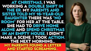 At Christmas, my parents and sister told my 16-year-old daughter there was “NO ROOM” for her.
