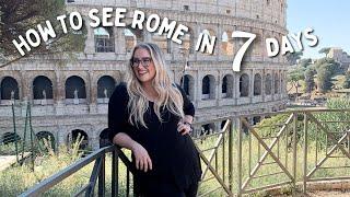 Rome Italy Travel Guide - 7 day itinerary ️  #romeitaly #italytravelguide #rometravelguide