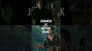 John Wick VS Nathan Drake #shorts #edit #vs