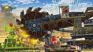 MONSTER SHREDDER! British Ratte in action - Cartoons about tanks