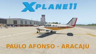 X-Plane 11 | Baron 58 | Paulo Afonso (SBUF) - Aracaju (SBAR) | ATC | IFR | Leg