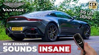 Crazy first drive in my 500HP Aston Martin Vantage with my new exhaust