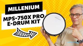 Millenium | MPS-750X Pro | E-Drum Mesh Kit | Sound Demo