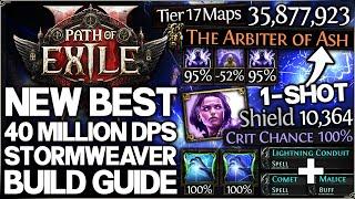 Path of Exile 2 - New Best ULTIMATE 1 SHOT Stormweaver Build Guide - OP Lightning Comet Crit Combo!