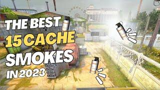 The best 15 CSGO Cache smokes in 2023