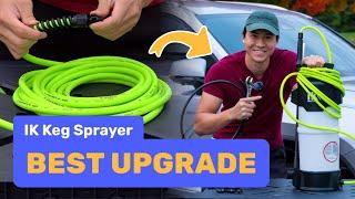 Best Upgrade for Your IK Keg Sprayer | Flexzilla Hose Upgrade Tutorial