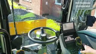 Joystick steering at Terex tw110