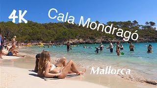 4K60Cala Mondragó Mallorca(Majorca )Spain ‍️Beach walk 2021, August, 3129°C