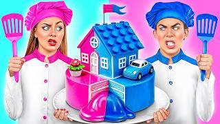 Pink VS Blue Cake Decorating Challenge | Boys VS Girls Funny Moments by Multi DO Challenge