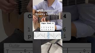 September by Sparky Deathcap #guitartutorial #guitarcover #beginner #guitartabs