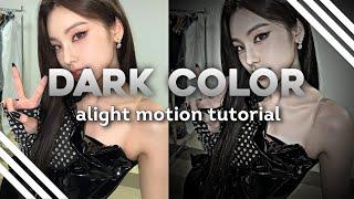 dark color tutorial || alight motion || туториал на колор в alight motion