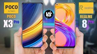 Realme 8 Pro vs Poco X3 Pro | gaming test | camera test | review