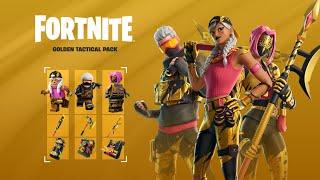 How To Get Golden Tactical Pack Fortnite! (Unlocked LEGO Treasured Aura, Gilded Verge, Golden Focus)