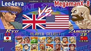 Super Street Fighter II X: Grand Master Challenge - Lee4eva vs MegamanX-8 FT5 + [Rematch]