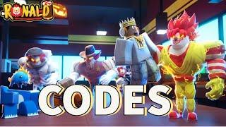 [ALL WORKING CODES] Ronald !! Roblox