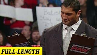 Batista decides which champion he will face off against at WrestleMania 21