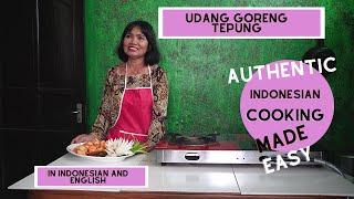 Authentic Indonesian Cooking Made Easy: Udang Goreng Tepung (Breaded Fried Prawns)