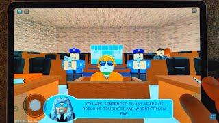 Roblox - Escape Prison Obby New Update Full Gameplay Walkthrough Game