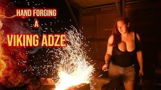 Building a Longship part 3.5: Forging a Damascus Adze