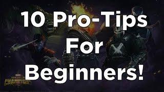 10 Pro-Tips For Beginners! - Marvel Contest of Champions