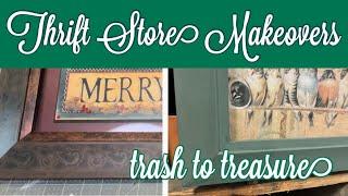 trash to treasure diy | thrift store makeover | budget home decor