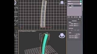 Autodesk 3DS Max 2010 How to bend a tube tutorial