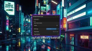 rayfield UI library (tutorial)