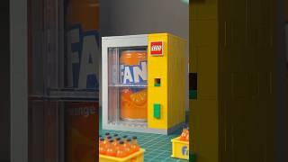 Working Lego Soda Vending Machine with Safe #lego