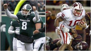 Kirk Cousins vs Russell Wilson 2011 Big 10 Championship QB Duel  - 468 COMBINED yds, 6 TDs | FV CFB