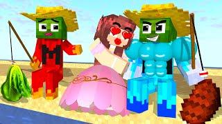 Zombie girl found Her true love | Minecraft Animation