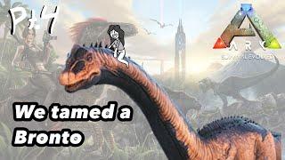 We Tamed A Bronto! Ark Survival Evolved Part 4