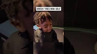 Broski Playing Mini Golf ️️‍