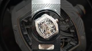 Kenneth Cole Automatic Black Dial Silicone Strap Watch For Men  Limited Edition KCWGZ0063401MN Watch