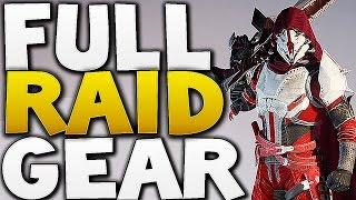 Destiny - FULL HUNTER RAID GEAR ! (Kings Fall)