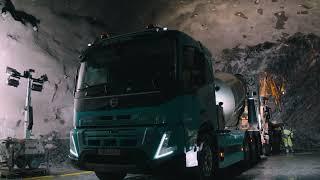 Volvo Trucks – Volvo FMX Electric concrete mixer. A closer look.