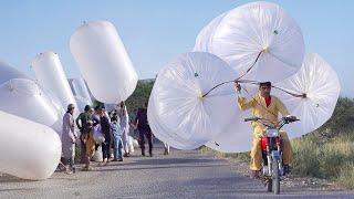 Pakistan Crazy Solution to Transport Cooking Gas to Home
