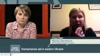 Hromadske International. The Sunday Show - In Donetsk 7000 people hide out in 10 bombshelters - Marina Cherenkova