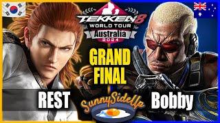 REST (HWOARANG) vs Bobby (RAVEN) - GRAND FINAL - Tekken 8 Sunny Side Up #2 DOJO +64 Event