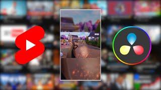 How To Make YouTube/TikTok Gaming SHORTS In Davinci Resolve
