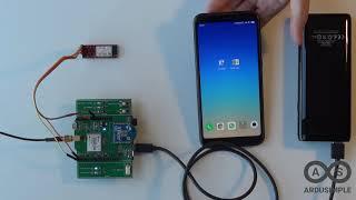 Tutorial how to connect simpleRTK2B RTK receiver to smartphone by Bluetooth