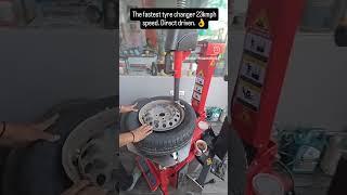 Fastest tyre changer at suryatyresservices proddatur #tyrechange #allignment #balanacing