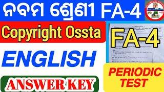 9th class FA4 English Answer key ||9th class SLE fa4 answer key ||10th class FA4 question #class9