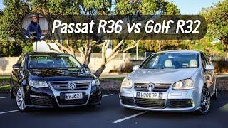 VW Golf R32 vs Passat R36 - The Best VW's Ever Made