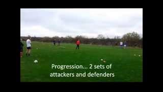 Drill: (1A) Warm-up - Attack and defend